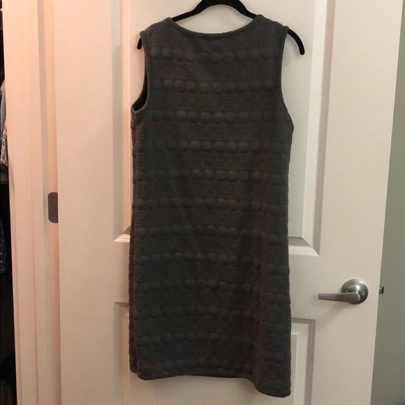 Mini mod retro grey tank sleeveless summer dress - Picture 2 of 5